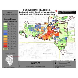 M011-Aurora, Latino Population Percentages, by Census Blocks, Census 2010