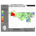 M011-Midlothian, Latino Population Percentages, by Census Blocks, Census 2010