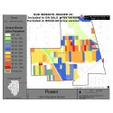 M011-Posen, Latino Population Percentages, by Census Blocks, Census 2010