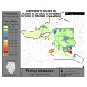 M011-Rolling Meadows, Latino Population Percentages, by Census Blocks, Census 2010