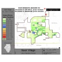 M011-Sauk Village, Latino Population Percentages, by Census Blocks, Census 2010