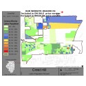 M111-Crest Hill, Latino Population Percentages, by Census Blocks, Census 2010