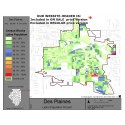 M111-Des Plaines, Latino Population Percentages, by Census Blocks, Census 2010