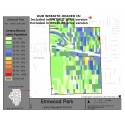 M111-Elmwood Park, Latino Population Percentages, by Census Blocks, Census 2010