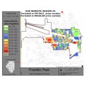 M111-Franklin Park, Latino Population Percentages, by Census Blocks, Census 2010