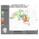 M111-Mundelein, Latino Population Percentages, by Census Blocks, Census 2010