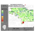 M111-Oak Lawn, Latino Population Percentages, by Census Blocks, Census 2010