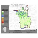 M111-Villa Park, Latino Population Percentages, by Census Blocks, Census 2010