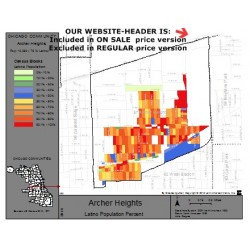 M61-ARCHER HEIGHTS, Latino Population Percentages, by Census Blocks, Census 2010