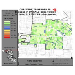 M61-NORWOOD PARK, Latino Population Percentages, by Census Blocks, Census 2010