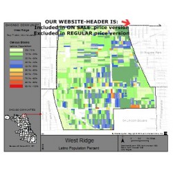 M61-WEST RIDGE, Latino Population Percentages, by Census Blocks, Census 2010