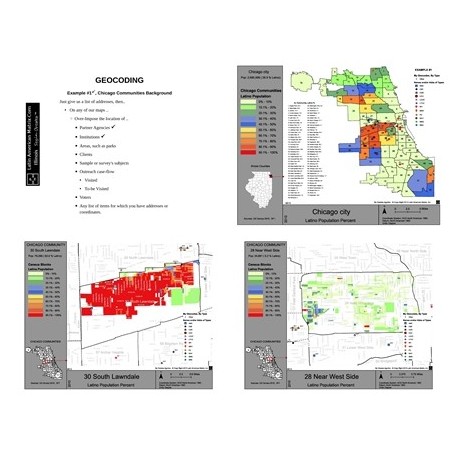 M510_Geocoding Sample Collage_01, Chicago Communities, Census 2010
