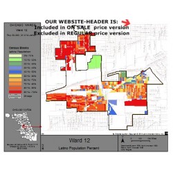 M81-Ward 12, Latino Population Percentages, by Census Blocks, Census 2010