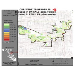 M81-Ward 27, Latino Population Percentages, by Census Blocks, Census 2010