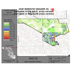 M81-Ward 39, Latino Population Percentages, by Census Blocks, Census 2010