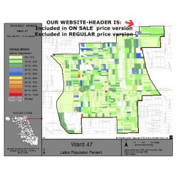 M81-Ward 47, Latino Population Percentages, by Census Blocks, Census 2010