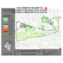 M41-IL House District 10, Latino Population Percentages, by Census Blocks, Census 2010