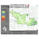 M41-IL House District 16, Latino Population Percentages, by Census Blocks, Census 2010