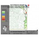 M41-IL House District 33, Latino Population Percentages, by Census Blocks, Census 2010