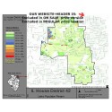 M41-IL House District 42, Latino Population Percentages, by Census Blocks, Census 2010