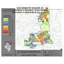 M41-IL House District 43, Latino Population Percentages, by Census Blocks, Census 2010