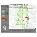 M41-IL House District 49, Latino Population Percentages, by Census Blocks, Census 2010