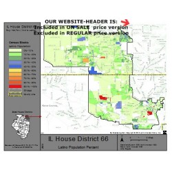 M41-IL House District 66, Latino Population Percentages, by Census Blocks, Census 2010