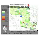 M41-IL House District 66, Latino Population Percentages, by Census Blocks, Census 2010