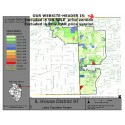 M41-IL House District 97, Latino Population Percentages, by Census Blocks, Census 2010