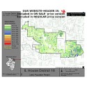 M42-IL House District 16, Latino Population Percentages, by Census Blocks, Census 2010