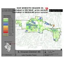 M42-IL House District 46, Latino Population Percentages, by Census Blocks, Census 2010