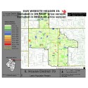 M42-IL House District 70, Latino Population Percentages, by Census Blocks, Census 2010