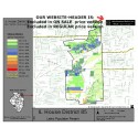 M42-IL House District 85, Latino Population Percentages, by Census Blocks, Census 2010