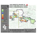 M51-IL Senate District 39, Latino Population Percentages, by Census Blocks, Census 2010