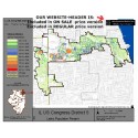 M72-IL US Congress District 5, Latino Population Percentages, by Census Blocks, Census 2010