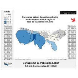 M15-EEUU Cartograma de Poblacion Latina 2013 Formal